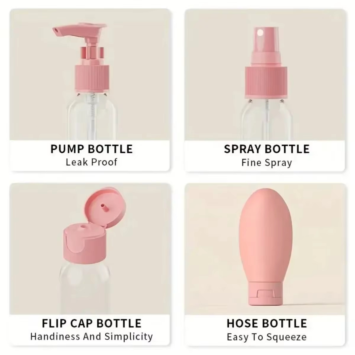 Juego de Botellas de Viaje con - Misting Bottle Fine reseña y precio