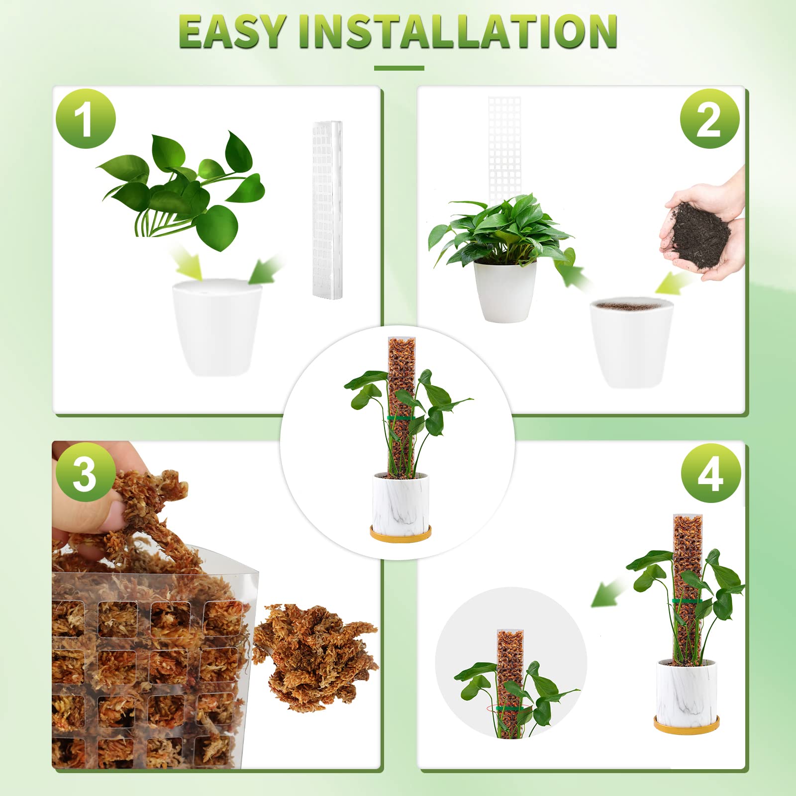 Postes de musgo, soporte para  - Sphagnum Moss Dry reseña y precio