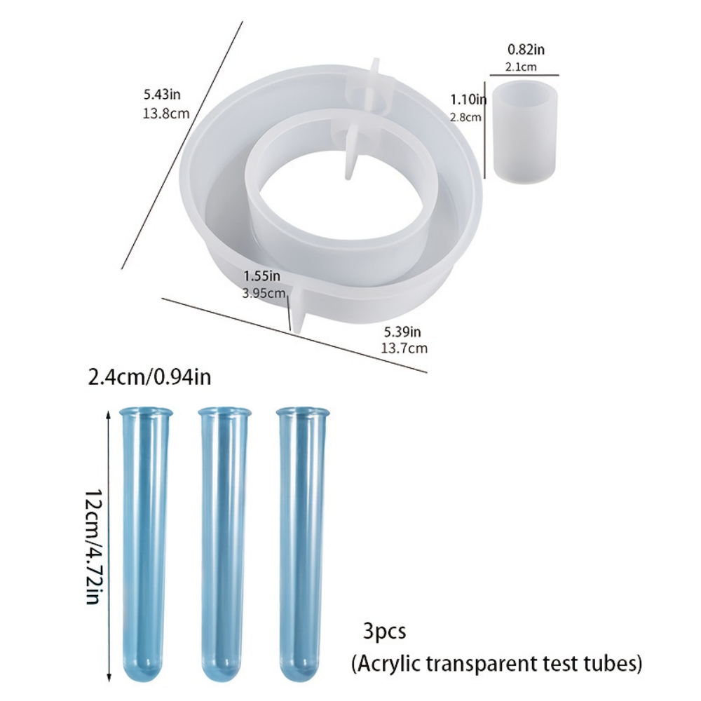 4 Uds florero molde de silicon - Propagation Station Vase reseña y precio